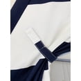 thumbnail image 5 of Play Tent Canopy Bed in Navy Blue and White Stripe Canvas WITH Doors, 5 of 16