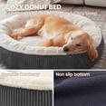 thumbnail image 2 of Cama para perros Still BedStill Donut, 91 cm, para perros grandes, color gris oscuro, 2 of 7