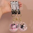thumbnail image 3 of Sanrio-Llavero de bola acrílica de Anime Kuromi para mujer, llavero de Pvc, colgante de bolso, modelo, adornos móviles, regalo para niños, 3 of 4