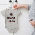 thumbnail image 5 of No Drama Llama Alpaca Chill Relaxed Romper Boys or Girls Infant Baby Brisco Brands 18M, 5 of 6