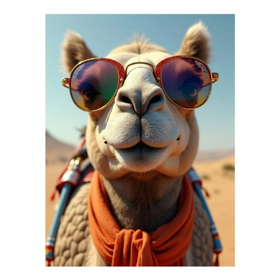 Diamond Art Kit for Adults, Cute Camel Print No.6 Diamond Painting for Adults Beginners, 5D DIY Diamond Art Painting Kits, Colorful Diamond Painting Craft for Home Decor 12x16