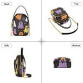 thumbnail image 3 of FORMRS Crossbody Bag for Women Quilted Travel Shoulder Cell Phone Purse with Chain Strap Handbag, Yellow Halloween Ghosts, 3 of 7