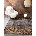thumbnail image 4 of Unique Loom 3134936 5 x 8 ft. Imperial Anatolla Rectangular Rug, Black, 4 of 5