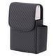 thumbnail image 1 of Estuche de cuero para encendedor de cigarrillos, funda de acero inoxidable trenzado negro para puros negro trenzado, 1 of 7