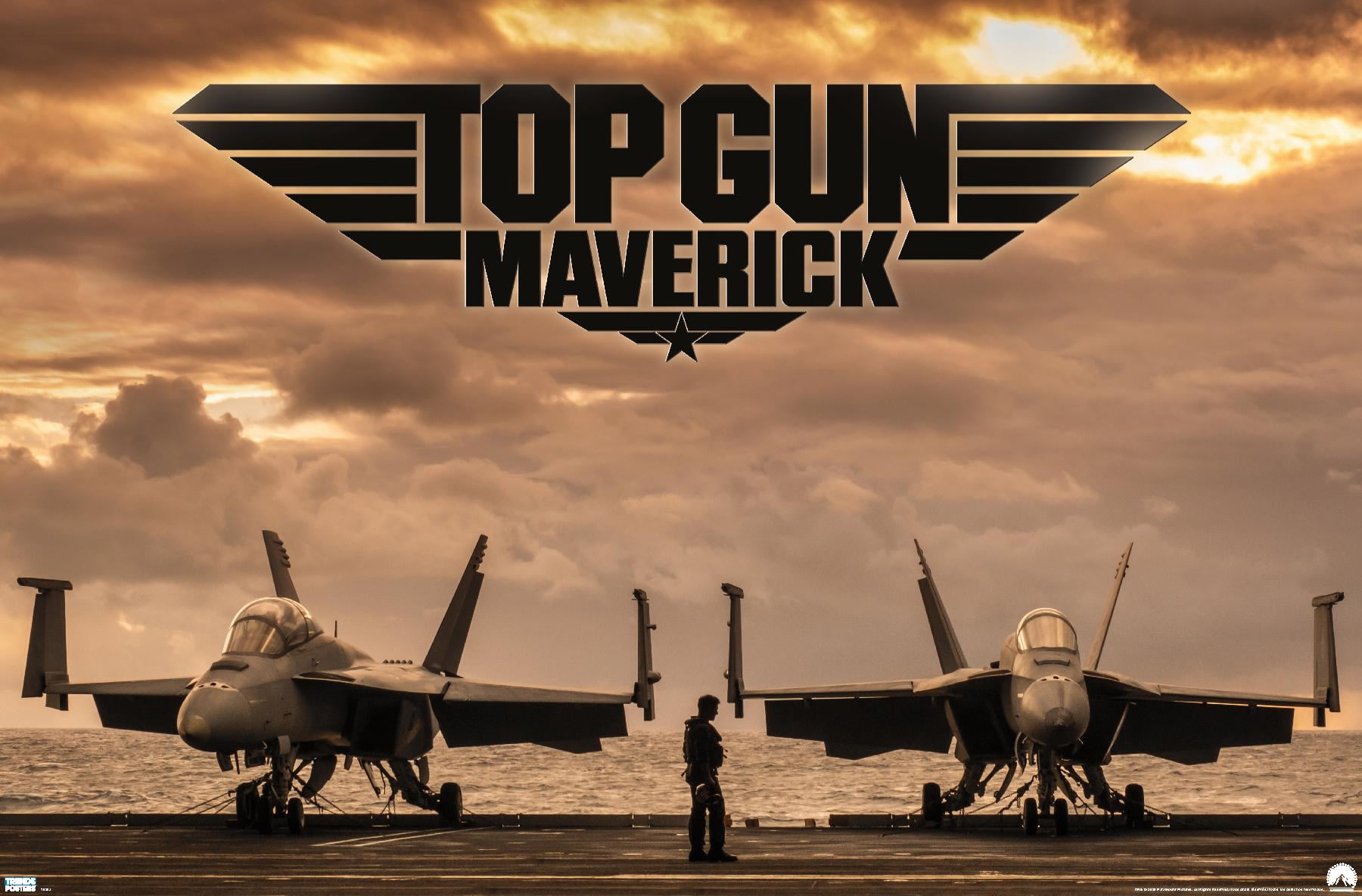 top gun maverick framed poster