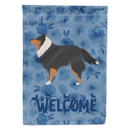 Caroline's Treasures CK3766GF Tan Pomchi Welcome Flag Garden