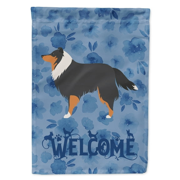 Carolines Treasures CK6157CHF Sheltie/Shetland Sheepdog Welcome Flag Canvas House Size Large multicolor