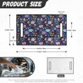 thumbnail image 7 of Renewold Golf Cart Cover Soft Breathable Golf Cart Cloth Seat Cover Protector with Pockets Easy to Install Washable for Women Men, 52 x 32 Inches, Hippie Flower Lotus Blue Violet, 7 of 7