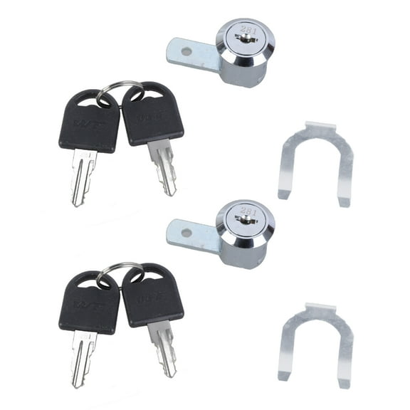 Comprehensive File Cabinet Lock Replacement Set with 2 Unique Keys Complete File Cabinet Lock for Home Or Office Use