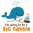 thumbnail image 3 of CafePress - Big Cousin To Be Mod Whale T Shirt - Cute Toddler T-Shirt, 100% Cotton, 3 of 4
