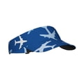 thumbnail image 2 of Xecao Airplanes in the Sky for Adult Sun Cap offers versatile sun protection with adjustable Velcro for a secure fit., 2 of 8