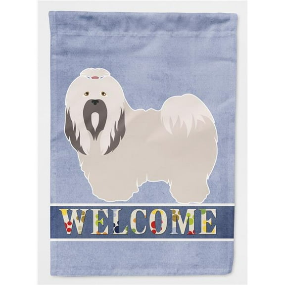 Lhasa Apso Welcome Flag Garden - Multi-Colored