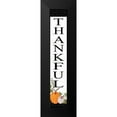 thumbnail image 2 of Jacobs, Cindy 7x24 Black Modern Framed Museum Art Print Titled - Thankful Sign, 2 of 5
