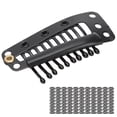 thumbnail image 1 of Metal  Clip, Comb-shaped Comfortable  Clip With Safe Design For DIY  For Woman Black,Coffee,Beige, 1 of 8