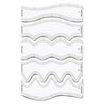 thumbnail image 2 of YAOMOBB Patchwork Quilting Tools 5 Pcs Quilting Templates Free Stencils Wave Acrylic Ruler Set Long Transparent Precision Tools for Machine Quilting Patchwork, 2 of 6