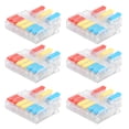 thumbnail image 4 of Dioche 10Pcs Cable Connector Terminal Transparent 3‑In 6‑Out Wire Block Clamp LT-636 0.5-6.0mm²,Cable Connector,LT-636 Cable Connector, 4 of 8