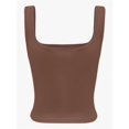 thumbnail image 5 of Women's Square Neck Crop Top Basic Sleeveless Fitted Tank Top Casual Cami, 5 of 5