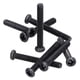 thumbnail image 2 of Tornillo Para Máquina De Cabeza Troncocónica De Acero, Prácticos Tornillos Para Máquina Troncocónica Apretados Completamente Roscados Acabado De óxido Negro Universal Para La ANGGREK HF1011, 2 of 8