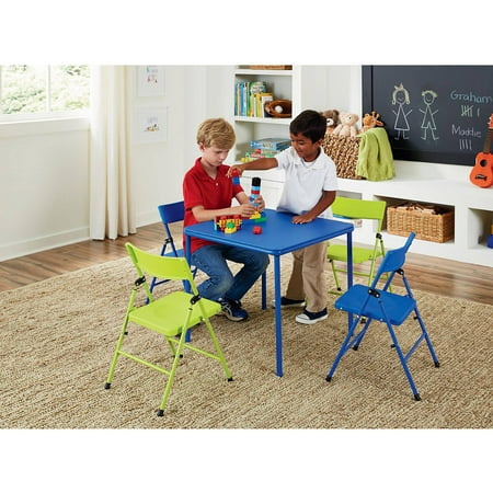 Cosco 5 Piece Kid S Table And Chair Set Multiple Colors Walmart Com