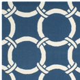thumbnail image 4 of SAFAVIEH Four Seasons Soren Geometric Polyester Area Rug, Navy/Ivory, 8' x 10', 4 of 6