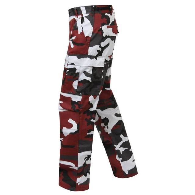 Rothco Color Camo Tactical BDU Pant - Red Camo, Medium