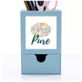 thumbnail image 1 of Multicolor Flower Paint Desk Supplies Organizer Pen Holder Card, 1 of 3