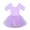 Purple, variant on TiaoBug Kids Girls Ballet Dance Tutu Dress Modern Jazz Latin Dance Outfit Skirted Leotard Dancewear