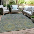 thumbnail image 4 of Dalyn Rugs Machine Washable Indoor/Outdoor Chantille Blue 10' x 14' Rug, 4 of 9
