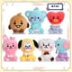 thumbnail image 4 of ZYY~kpop bts bt21 - muñeca de peluche sentada (12 cm, 12 cm, llavero, llavero, tata cooky chimmy koya), 4 of 5