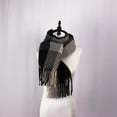 thumbnail image 2 of SUXIAN Winter Scarf for Women Christmas Fashionable Neck Design Black One Size, 2 of 3