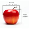 thumbnail image 2 of 12 Pcs 8inch Fake Apples Decoration Lifelike Plastic Apples Faux Fruits for Home Kitchen Decoration (Red), 2 of 3