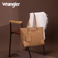 thumbnail image 6 of Wrangler Puffer Tote Bags for Women Medium Quilted Shoulder Bag for Work School Lifestyle Purse, Khaki, 6 of 7