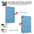 thumbnail image 3 of TECH CIRCLE iPad 10th Generation Case 2022, Premium Leather Slim Folio Stand Smart Protective Women Men Case with Auto Wake/Sleep for iPad 10th Gen 10.9" 2022 A2696 A2757 A2777, Skyblue, 3 of 6