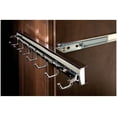 thumbnail image 4 of Rev-A-Shelf Sidelines CSWBRSL-14-SC-1 14 Inch Swivel Belt Rack, Satin Chrome, 4 of 6