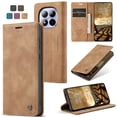 thumbnail image 5 of Retro Leather Wallet Case for FOXDOCK Redmi Note 15 Pro 4G – Shockproof, Card Slots – Yellow, 5 of 5