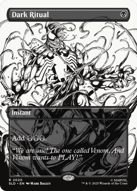 Magic the Gathering Secret Lair x Marvel's Spider-Man: Venom Unleashed (Inks) (Non-Foil)