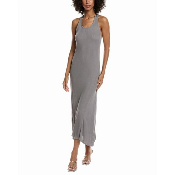 Helmut Lang womens  Twisted Maxi Tank Dress, xs, Grey