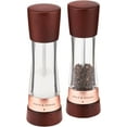 thumbnail image 1 of Cole & Mason Derwent Salt & Pepper Mill Gift Set, Chestnut Rose Gold Acrylic, 2-Piece, 19 cm, Grind Select, 1 of 9