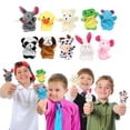 thumbnail image 4 of EeaseMX LEORX 10 marionetas de dedo de animales de dibujos animados, muñecos, accesorios, juguetes (patrón aleatorio), 4 of 7