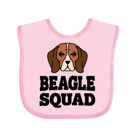 

Inktastic Dog Beagle Squad Gift Baby Boy or Baby Girl Bib