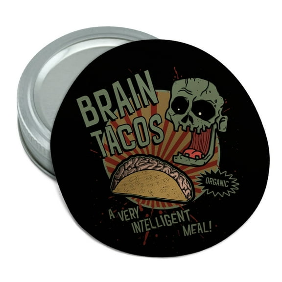 Brain Tacos Round Rubber Non-Slip Jar Gripper Lid Opener