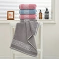 thumbnail image 6 of XiYing Soft Towel with Letters, Thick Bath Towel, High Absorbency, No Shedding, Face and Body Towel, 24X48 Inches, 1 Towel, 6 of 7
