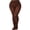 Coffee, variant on 240D Plus Size Tights for Women Opaque Control Top Pantyhose Ultra Soft High Waist Solid Color Footed Stockings