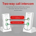 thumbnail image 4 of Yucurem Intercoms Wireless for Elderly, Portable Room to Room Long Range Intercom System with Charging Base, Two Way Intercom for Home Office - 2 Pack (White), 4 of 6