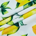 thumbnail image 4 of Lemon Tablecloth Spring Summer Yellow Lemon Leaf Tablecloths, Waterproof Wrinkle Table Cover for Kitchen Dining Room Picnic Party Banquet, Outdoor Indoor Tablecloth, Rectangle 60 x 84 inch, 4 of 5