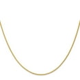 thumbnail image 4 of Auriga Fine Jewelry 14K Yellow Gold 1.2mm Parisian Wheat Chain Necklace 14inch for Women, 4 of 5