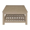 thumbnail image 2 of NPD Furniture Tiburon Solid Wood Coffee Table in Drifted Sand, 2 of 10