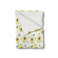 thumbnail image 2 of Vegan Soft Flannel Fleece Throw Blanket, Graphic Avocados Eco Organic and Raw Product Healthcare Clean Eating, Cozy Plush for Indoor and Outdoor Use, 60" x 80", Pale Yellow Green Brown, by Ambesonne, 2 of 5