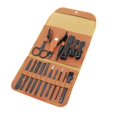 thumbnail image 1 of Nail Clipper Set Manicure Set 16 Stainless Steel Pieces Manicure Kit Pedicure Kit With Bag For Men, 1 of 1