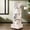 White-5 Tier, variant on Rotating Bookshelf, 360° Display Corner Bookshelf for Small Space, 6 Tier Bookcase Storage Rack with Wheels, Wood Narrow Organizer for Bedroom, Living Room, Office